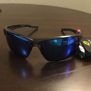Body Glove Ironman  Blue Reflective Sunglasses